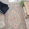 Flash Furniture Distressed Vintage Medallion Area Rug - 5' x 7' - Blue Multi Polyester RC-EG-202101-01-57-BL-GG - alternate 5